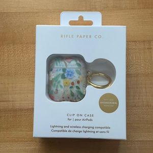 Brand new Rifle Paper Co. AirPods Clip on Case